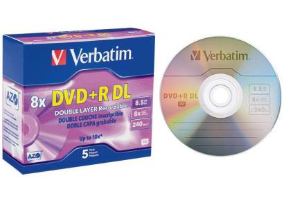 DVD + R DLDouble Layer Recordable Verbatim Flash Memories ofertas actuales precios especiales